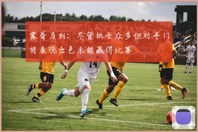 蒙哥马利：尽管机会众多但对手门将表现出色未能赢得比赛
