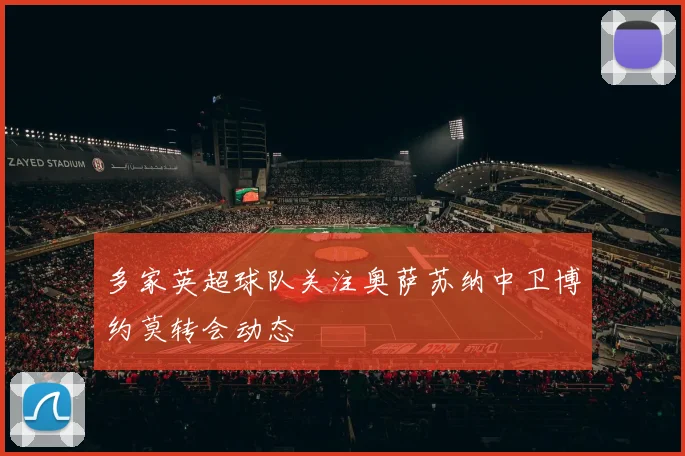 多家英超球队关注奥萨苏纳中卫博约莫转会动态